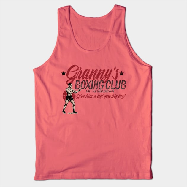 Granny's Boxing Club Tank Top by ResortMagicMerch